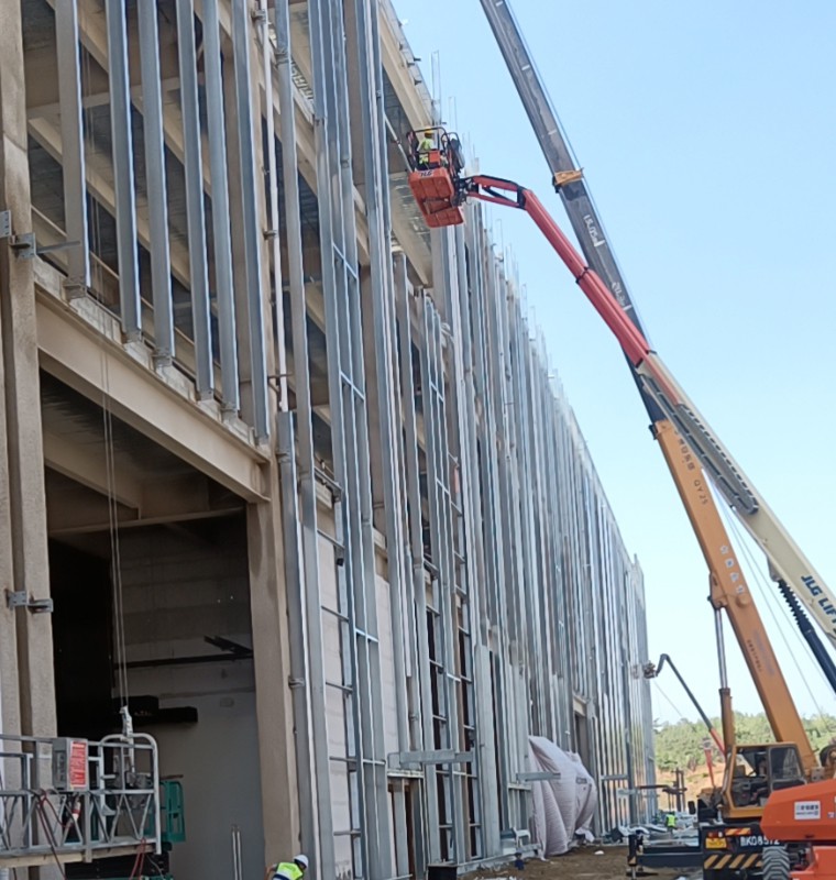 中电四公司初村威高利彤疫苗厂房建设